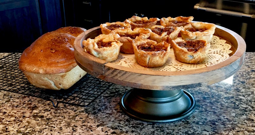 Wheat Honey Pecan Bread and Tarts